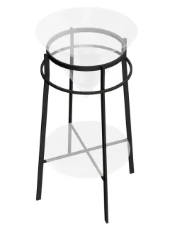 Металлическая структура-консоль Kerama Marazzi Cono CO.44\BLK.M 44 см чёрный матовый